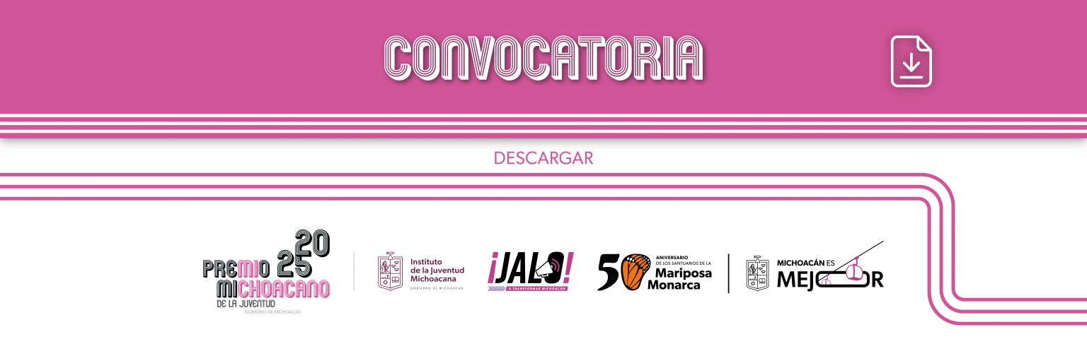 IJUMICH | Premio Michoacano de la Juventud 2025